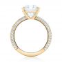 14k Yellow Gold 14k Yellow Gold Custom Diamond Engagement Ring - Front View -  102971 - Thumbnail