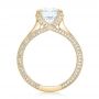 18k Yellow Gold 18k Yellow Gold Custom Diamond Engagement Ring - Front View -  103013 - Thumbnail