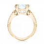18k Yellow Gold 18k Yellow Gold Custom Diamond Engagement Ring - Front View -  103042 - Thumbnail