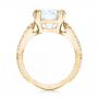 14k Yellow Gold 14k Yellow Gold Custom Diamond Engagement Ring - Front View -  103042 - Thumbnail