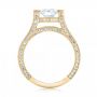 14k Yellow Gold 14k Yellow Gold Custom Diamond Engagement Ring - Front View -  103053 - Thumbnail