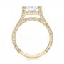 14k Yellow Gold 14k Yellow Gold Custom Diamond Engagement Ring - Front View -  103053 - Thumbnail