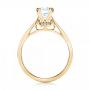 18k Yellow Gold 18k Yellow Gold Custom Diamond Engagement Ring - Front View -  103057 - Thumbnail