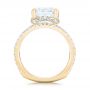 14k Yellow Gold 14k Yellow Gold Custom Diamond Engagement Ring - Front View -  103138 - Thumbnail