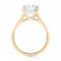 18k Yellow Gold 18k Yellow Gold Custom Diamond Engagement Ring - Front View -  103150 - Thumbnail