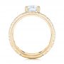 18k Yellow Gold 18k Yellow Gold Custom Diamond Engagement Ring - Front View -  103215 - Thumbnail