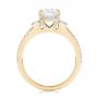 14k Yellow Gold 14k Yellow Gold Custom Diamond Engagement Ring - Front View -  103219 - Thumbnail