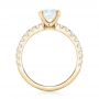 14k Yellow Gold 14k Yellow Gold Custom Diamond Engagement Ring - Front View -  103235 - Thumbnail