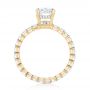 18k Yellow Gold 18k Yellow Gold Custom Diamond Engagement Ring - Front View -  103355 - Thumbnail