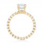14k Yellow Gold 14k Yellow Gold Custom Diamond Engagement Ring - Front View -  103355 - Thumbnail