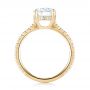 18k Yellow Gold 18k Yellow Gold Custom Diamond Engagement Ring - Front View -  103369 - Thumbnail