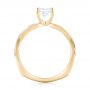 14k Yellow Gold 14k Yellow Gold Custom Diamond Engagement Ring - Front View -  103637 - Thumbnail