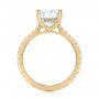 18k Yellow Gold 18k Yellow Gold Custom Diamond Engagement Ring - Front View -  104401 - Thumbnail