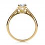 18k Yellow Gold 18k Yellow Gold Custom Diamond Engagement Ring - Front View -  1162 - Thumbnail