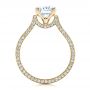 18k Yellow Gold 18k Yellow Gold Custom Diamond Engagement Ring - Front View -  1259 - Thumbnail