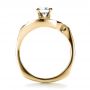14k Yellow Gold 14k Yellow Gold Custom Diamond Engagement Ring - Front View -  1302 - Thumbnail