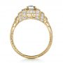 18k Yellow Gold 18k Yellow Gold Custom Diamond Engagement Ring - Front View -  1346 - Thumbnail
