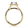 14k Yellow Gold 14k Yellow Gold Custom Diamond Engagement Ring - Front View -  1407 - Thumbnail