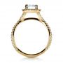 14k Yellow Gold 14k Yellow Gold Custom Diamond Engagement Ring - Front View -  1407 - Thumbnail