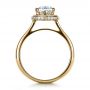 18k Yellow Gold 18k Yellow Gold Custom Diamond Engagement Ring - Front View -  1408 - Thumbnail