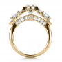 18k Yellow Gold 18k Yellow Gold Custom Diamond Engagement Ring - Front View -  1414 - Thumbnail