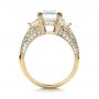 14k Yellow Gold 14k Yellow Gold Custom Diamond Engagement Ring - Front View -  1434 - Thumbnail