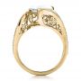 14k Yellow Gold 14k Yellow Gold Custom Diamond Engagement Ring - Front View -  1442 - Thumbnail