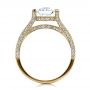 18k Yellow Gold 18k Yellow Gold Custom Diamond Engagement Ring - Front View -  1443 - Thumbnail