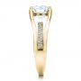 14k Yellow Gold 14k Yellow Gold Custom Diamond Engagement Ring - Side View -  100035 - Thumbnail