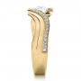 14k Yellow Gold 14k Yellow Gold Custom Diamond Engagement Ring - Side View -  100069 - Thumbnail