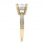 14k Yellow Gold 14k Yellow Gold Custom Diamond Engagement Ring - Side View -  100839 - Thumbnail