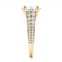 14k Yellow Gold 14k Yellow Gold Custom Diamond Engagement Ring - Side View -  100872 - Thumbnail