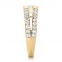 18k Yellow Gold 18k Yellow Gold Custom Diamond Engagement Ring - Side View -  102307 - Thumbnail