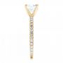 14k Yellow Gold 14k Yellow Gold Custom Diamond Engagement Ring - Side View -  102586 - Thumbnail