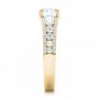 14k Yellow Gold 14k Yellow Gold Custom Diamond Engagement Ring - Side View -  102886 - Thumbnail