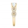 14k Yellow Gold 14k Yellow Gold Custom Diamond Engagement Ring - Side View -  102905 - Thumbnail