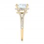 14k Yellow Gold 14k Yellow Gold Custom Diamond Engagement Ring - Side View -  102946 - Thumbnail