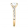 14k Yellow Gold 14k Yellow Gold Custom Diamond Engagement Ring - Side View -  103150 - Thumbnail