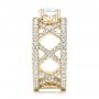 18k Yellow Gold 18k Yellow Gold Custom Diamond Engagement Ring - Side View -  103215 - Thumbnail