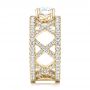 14k Yellow Gold 14k Yellow Gold Custom Diamond Engagement Ring - Side View -  103215 - Thumbnail