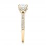 14k Yellow Gold 14k Yellow Gold Custom Diamond Engagement Ring - Side View -  103219 - Thumbnail