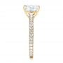 14k Yellow Gold 14k Yellow Gold Custom Diamond Engagement Ring - Side View -  103222 - Thumbnail