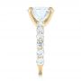 14k Yellow Gold 14k Yellow Gold Custom Diamond Engagement Ring - Side View -  103336 - Thumbnail