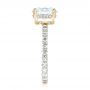 14k Yellow Gold 14k Yellow Gold Custom Diamond Engagement Ring - Side View -  103355 - Thumbnail