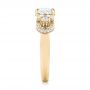14k Yellow Gold 14k Yellow Gold Custom Diamond Engagement Ring - Side View -  103519 - Thumbnail