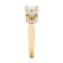 14k Yellow Gold 14k Yellow Gold Custom Diamond Engagement Ring - Side View -  103519 - Thumbnail