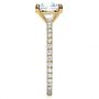 18k Yellow Gold 18k Yellow Gold Custom Diamond Engagement Ring - Side View -  1104 - Thumbnail