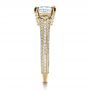 14k Yellow Gold 14k Yellow Gold Custom Diamond Engagement Ring - Side View -  1410 - Thumbnail