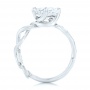  14K Gold Custom Diamond Engagement Ring - Front View -  102543 - Thumbnail