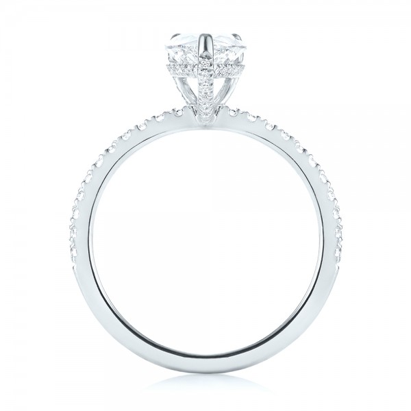  Platinum Platinum Custom Diamond Engagement Ring - Front View -  103604